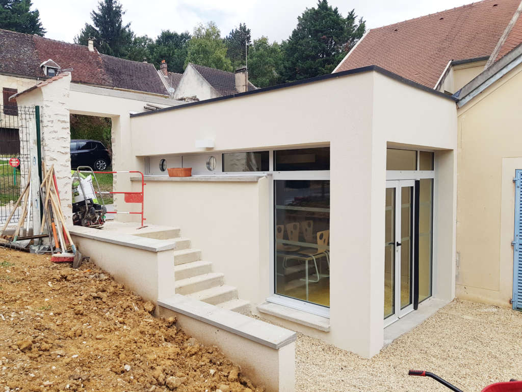 Réalisation de Extension de l' École élémentaire de Chamigny en Seine et Marne, réalisée par l'entreprise Legendre Frères