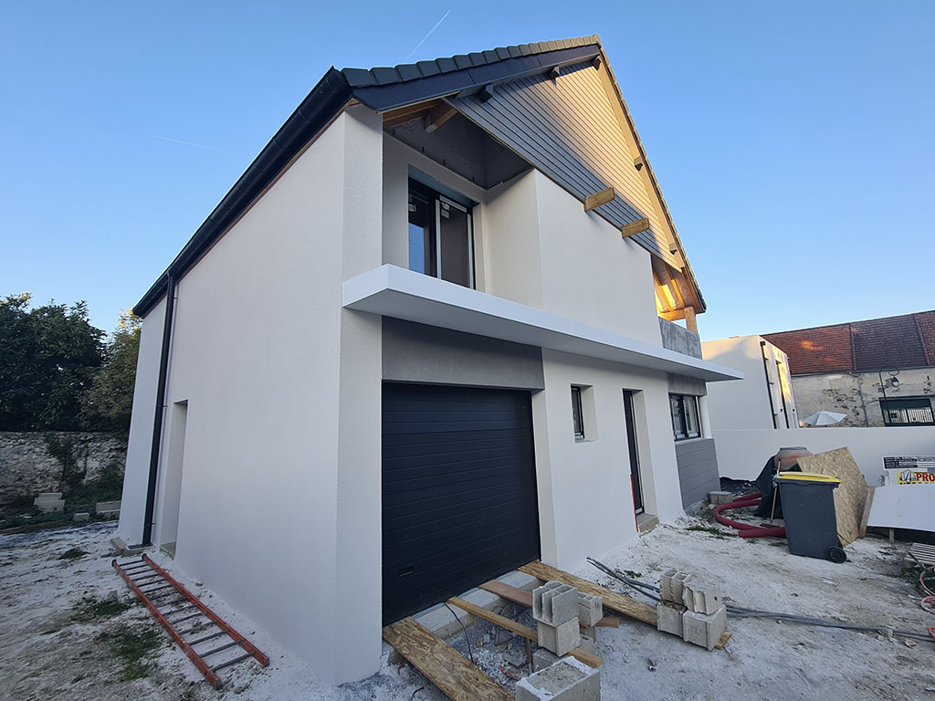 Construction d'un pavillon à Annet-sur- Marne par l'entreprise Legendre Frères