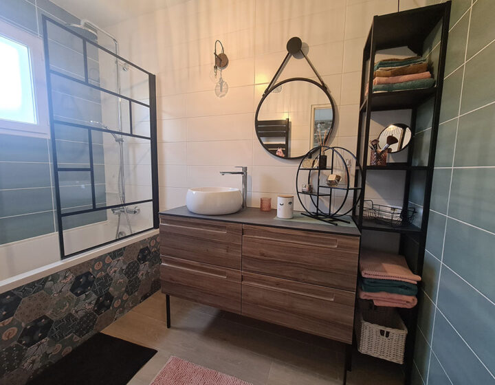 Rénovation de salle de bain par l'entreprise Legendre frères