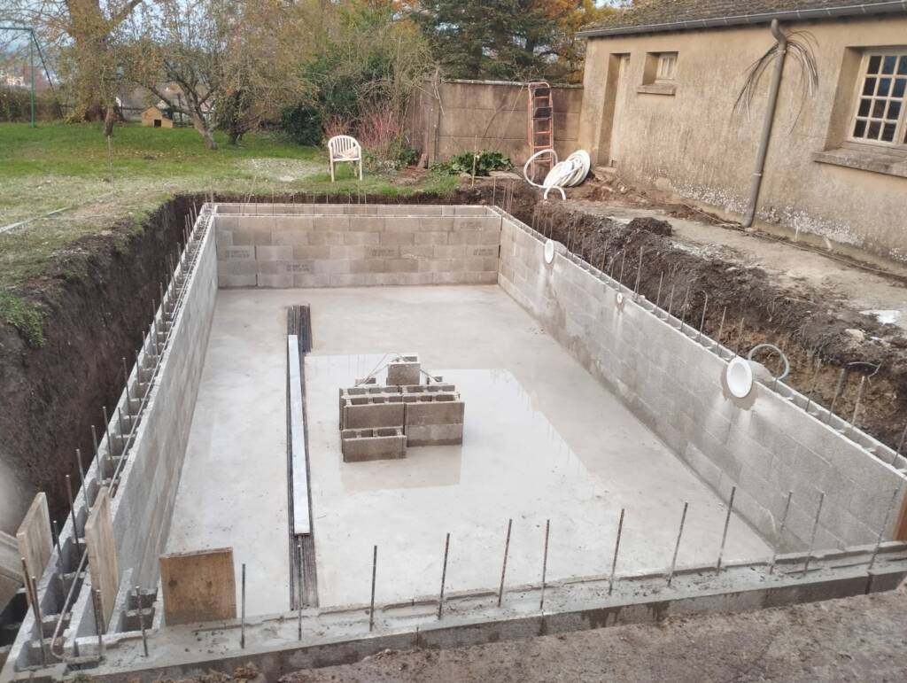 Piscine en béton