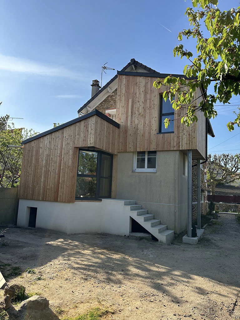 Extension d'un pavillon