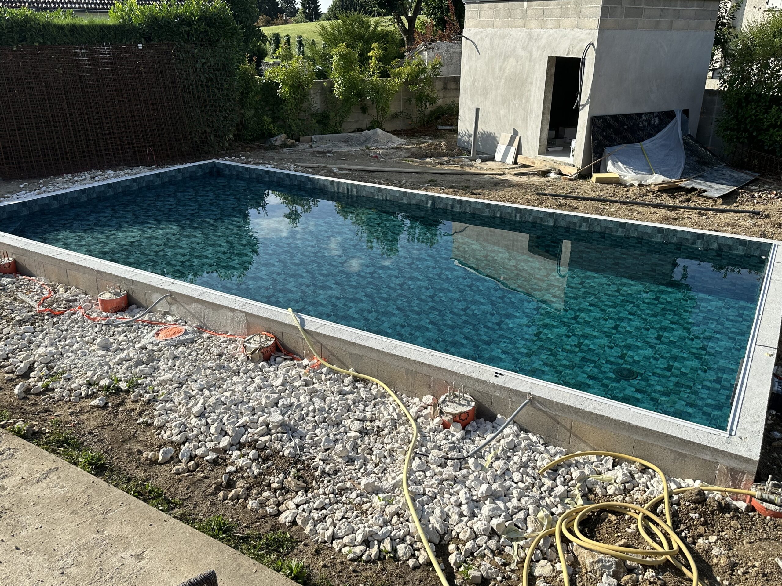 Piscine familiale en béton à Annet-sur-Marne