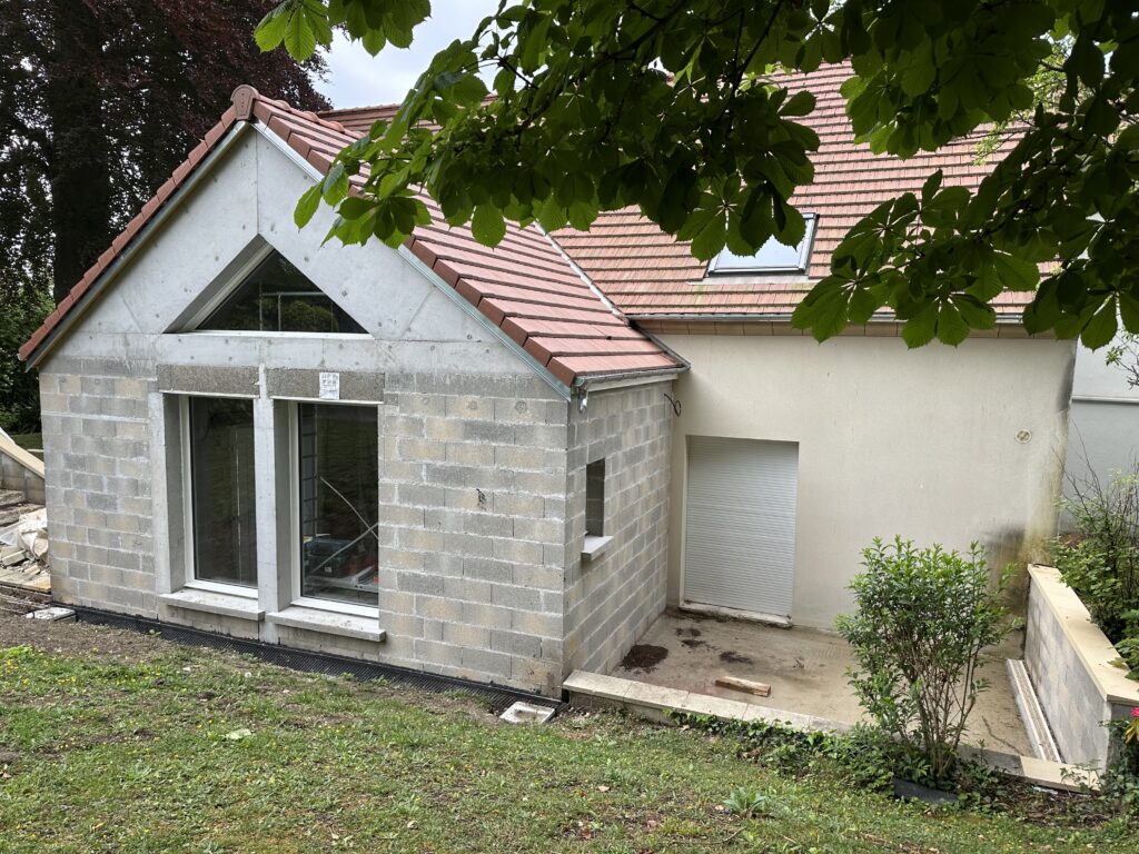 Extension de pavillon à Dampmart (77)