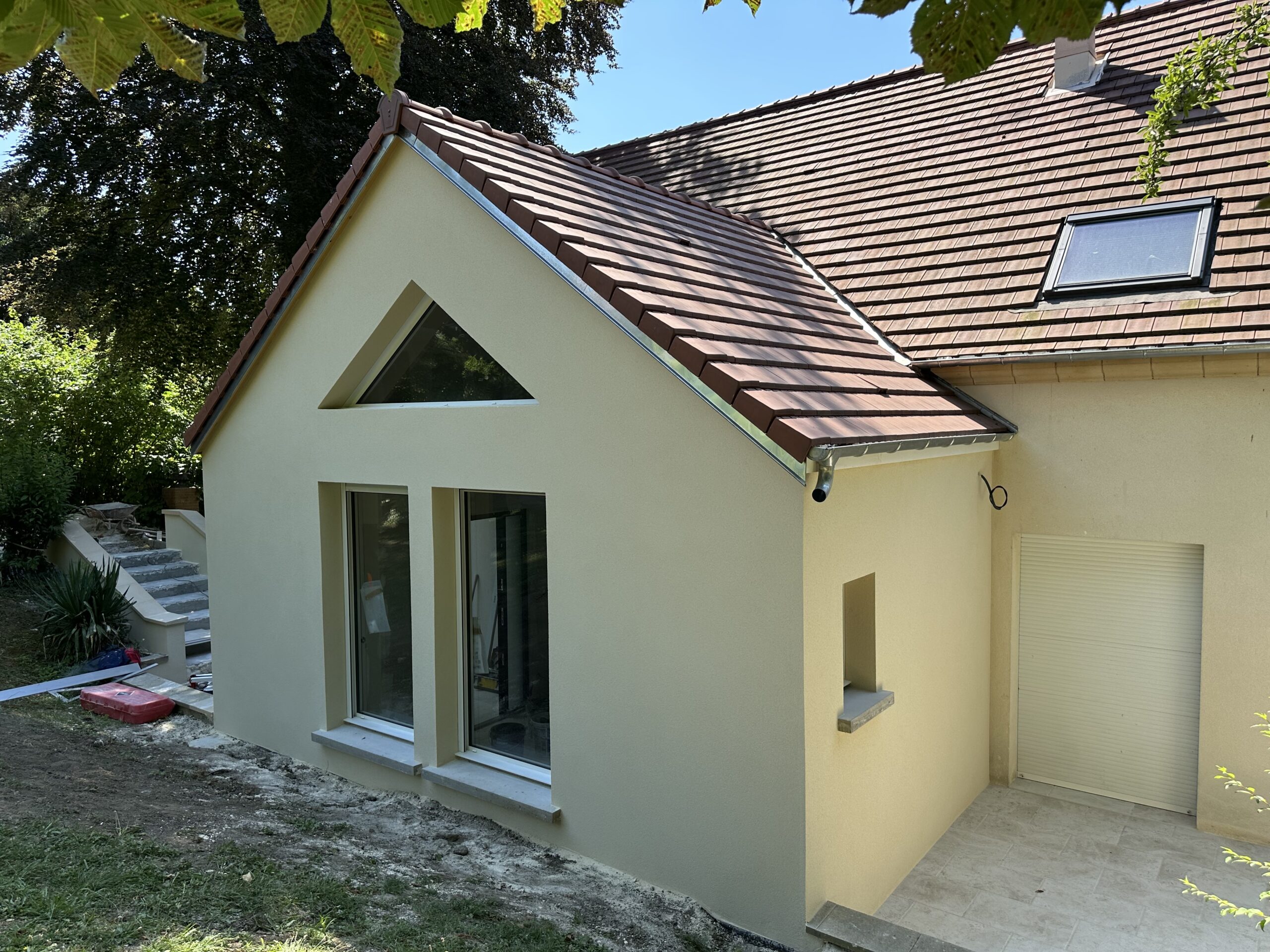 Extension d'un pavillon à Dampmart en Seine-et-Marne (77)