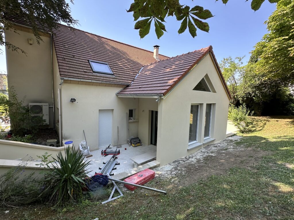 Extension de pavillon à Dampmart (77)
